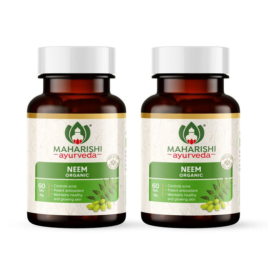 Maharishi Ayurveda Organic Ashwagandha | 100% Organic| General Wellness Tablets| Rejuvenates Mind & Body | Made with Pure Herbs | 120 Tablets (Pack of 2)