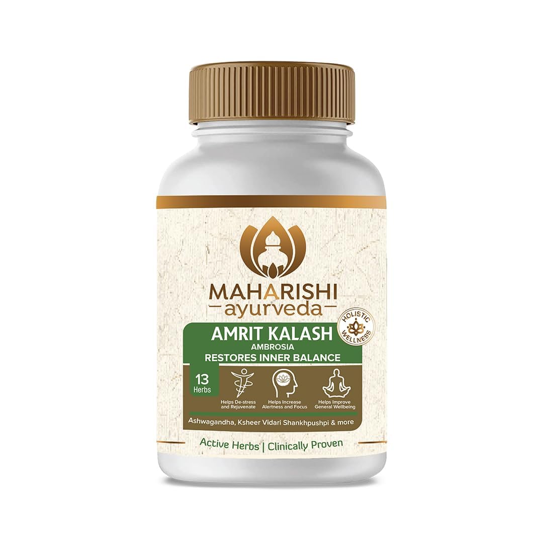 Maharishi Ayurveda Amrit Kalash | 600g Nectar + 60 Tablets | 30 Day Pack