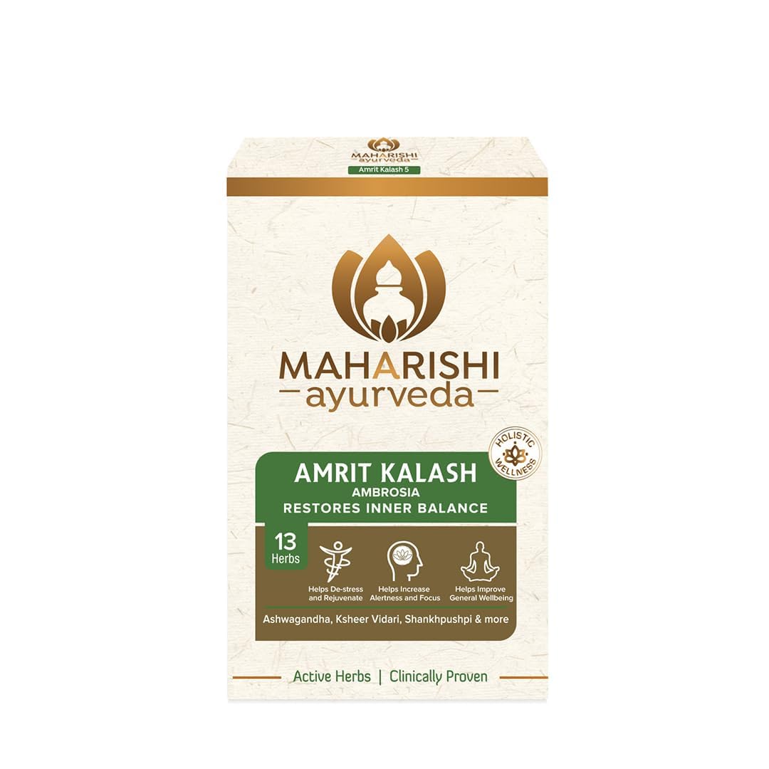 Maharishi Ayurveda Amrit Kalash | 600g Nectar + 60 Tablets | 30 Day Pack