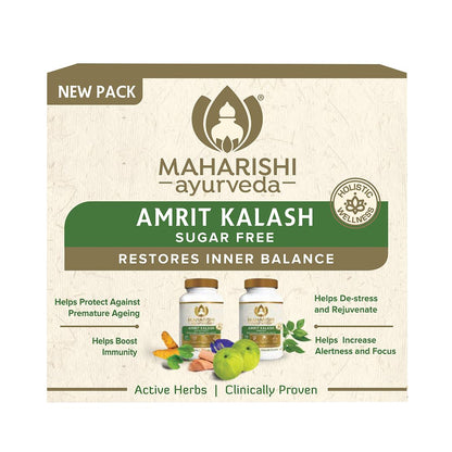 Maharishi Ayurveda Amrit Kalash | 600g Nectar + 60 Tablets | 30 Day Pack