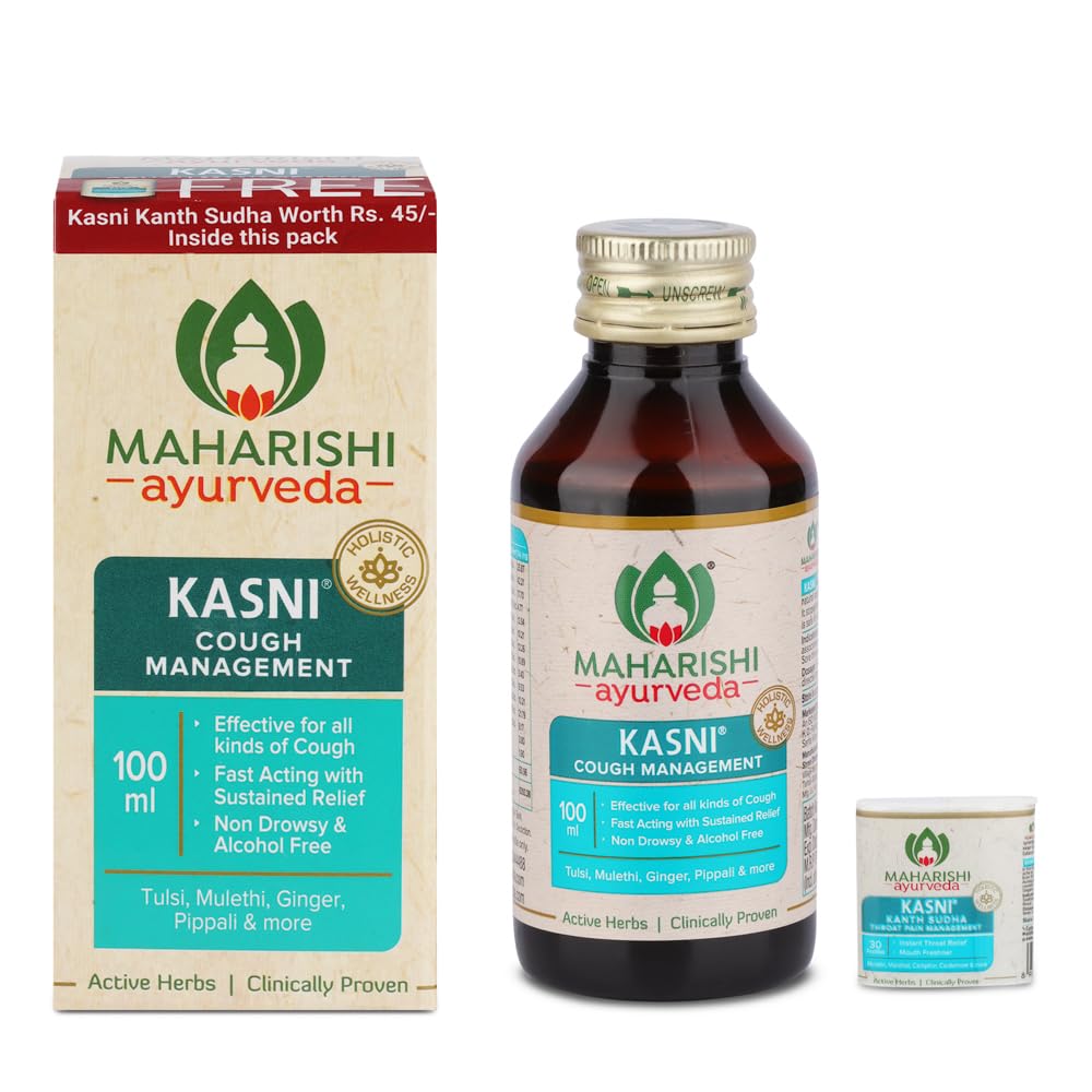 Maharishi Ayurveda Organic Ashwagandha | 100% Organic| General Wellness Tablets| Rejuvenates Mind & Body | Made with Pure Herbs | 120 Tablets (Pack of 2)