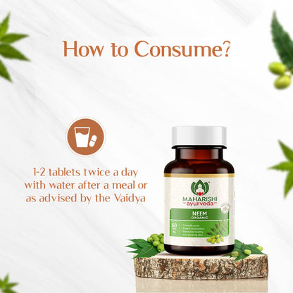 Maharishi Ayurveda Organic Ashwagandha | 100% Organic| General Wellness Tablets| Rejuvenates Mind & Body | Made with Pure Herbs | 120 Tablets (Pack of 2)