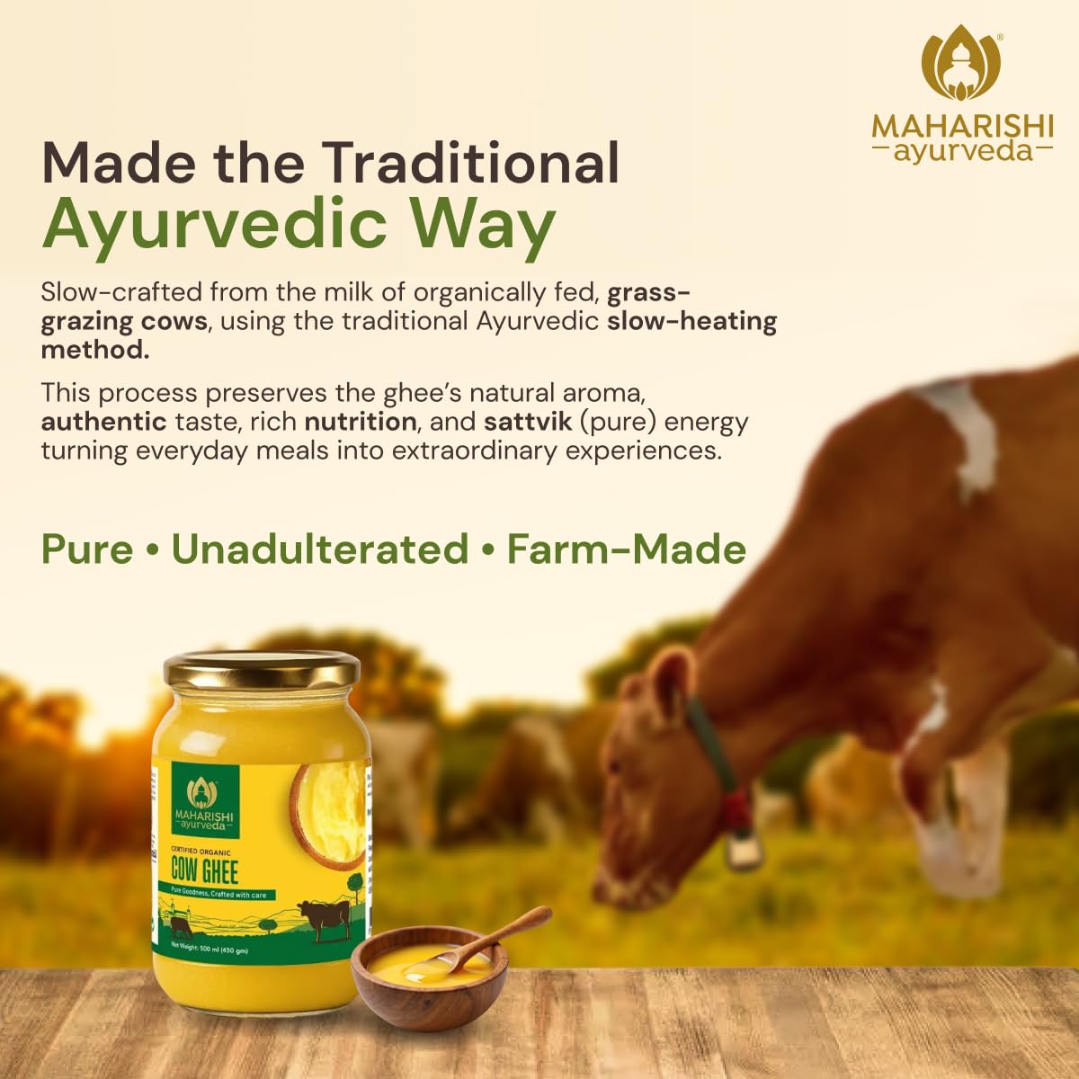 Maharishi Ayurveda Organic Ashwagandha | 100% Organic| General Wellness Tablets| Rejuvenates Mind & Body | Made with Pure Herbs | 120 Tablets (Pack of 2)