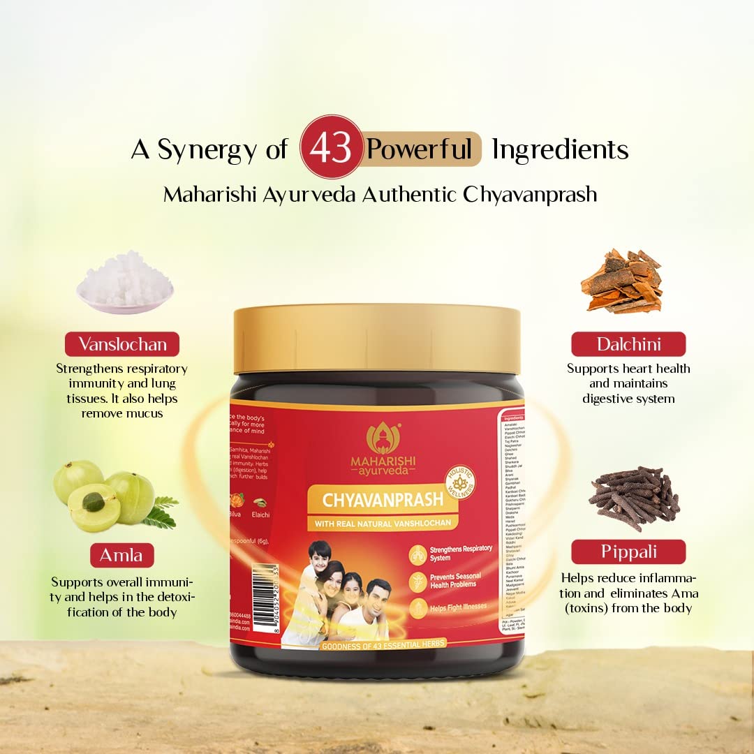 Maharishi Ayurveda Organic Ashwagandha | 100% Organic| General Wellness Tablets| Rejuvenates Mind & Body | Made with Pure Herbs | 120 Tablets (Pack of 2)