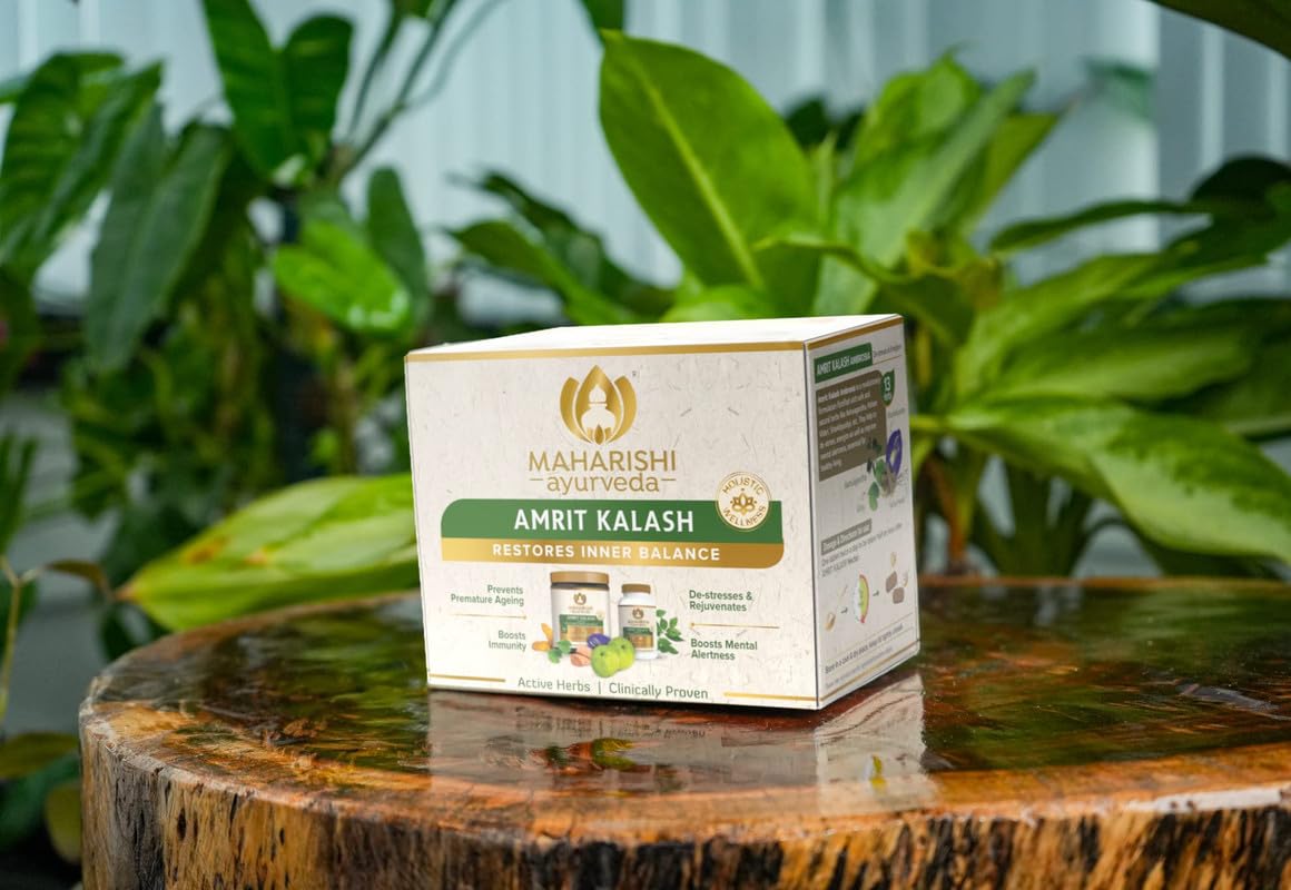 Maharishi Ayurveda Amrit Kalash | 600g Nectar + 60 Tablets | 30 Day Pack