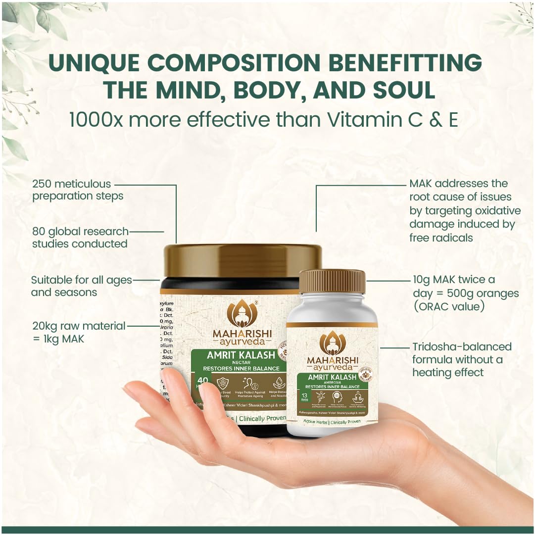Maharishi Ayurveda Amrit Kalash Ambrosia 60 Tablets