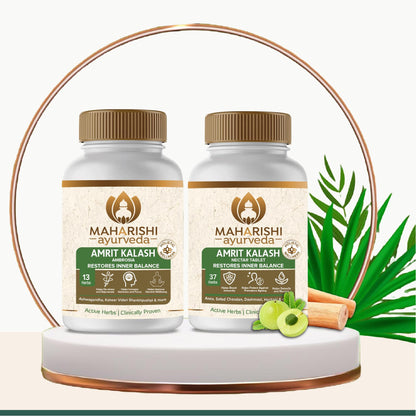 Maharishi Ayurveda Amrit Kalash | 600g Nectar + 60 Tablets | 30 Day Pack