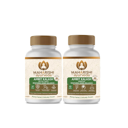 Maharishi Ayurveda Amrit Kalash | 600g Nectar + 60 Tablets | 30 Day Pack